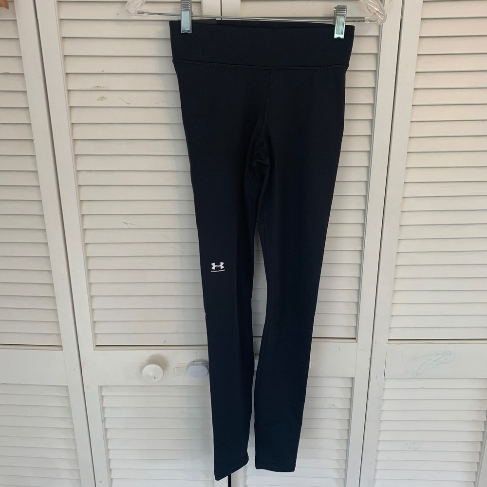 NWT Under Armour‎ ColdGear Compression Leggings Black Full Length W's XS 1368700
